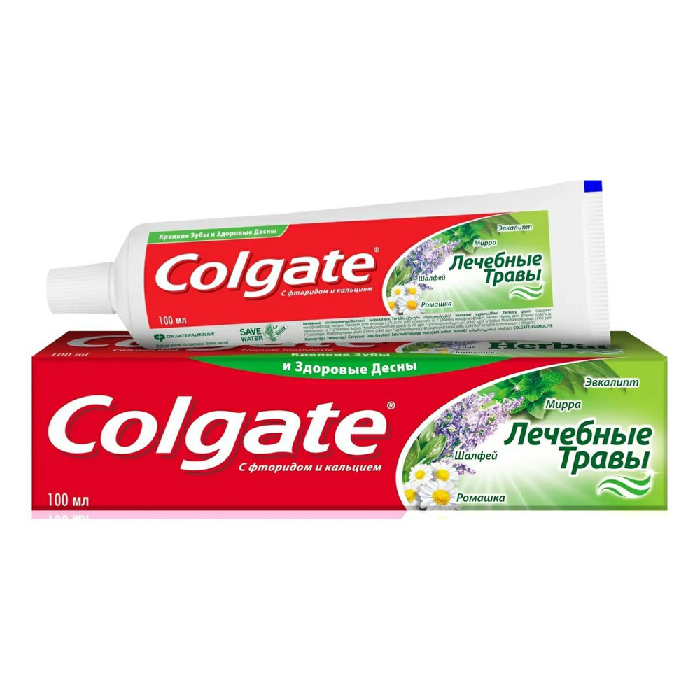 Зубная паста Colgate Лечебные травы 100 мл - купить с доставкой по ...