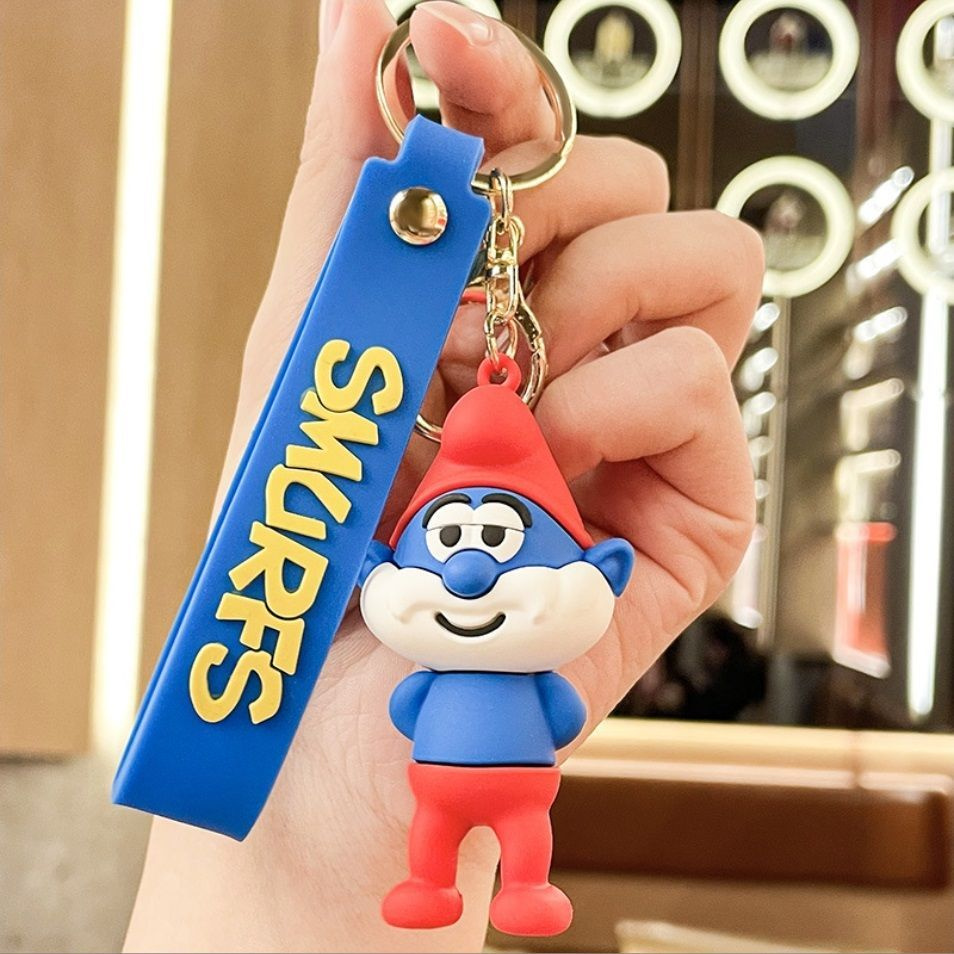 Брелок для ключей Смурфик, подвеска на сумку, брелок игрушка - купить с ...