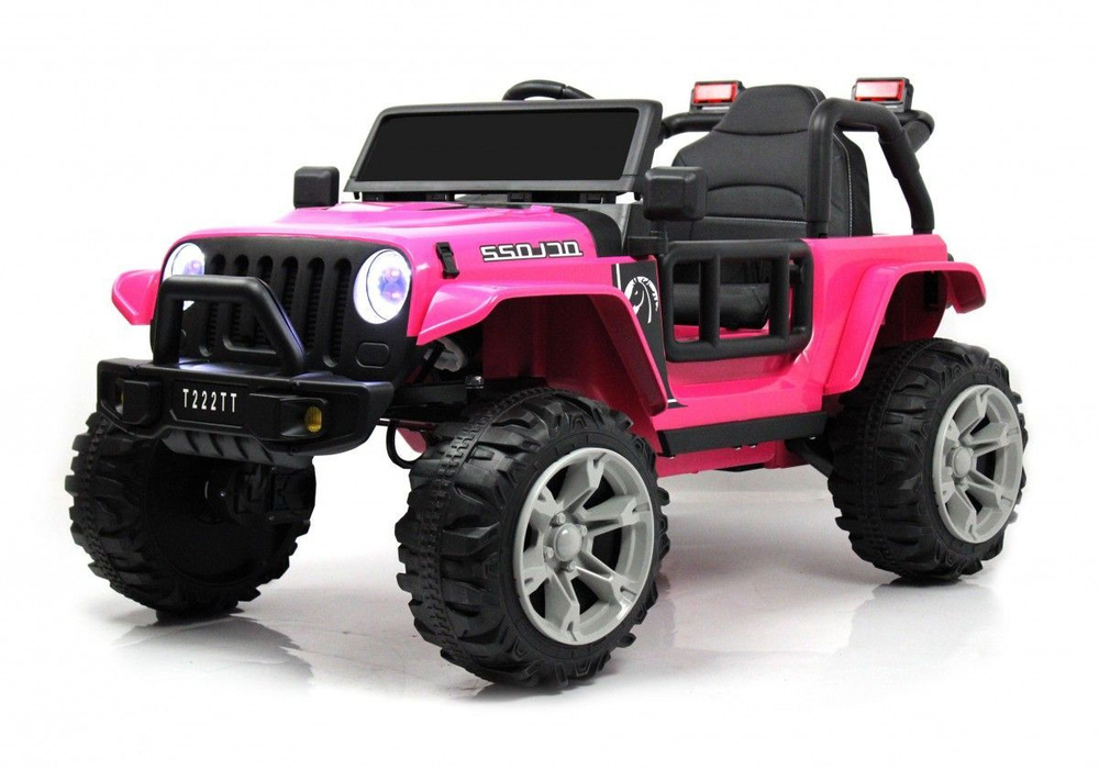 RiverToys Детский электромобиль T222TT 4WD розовый #1