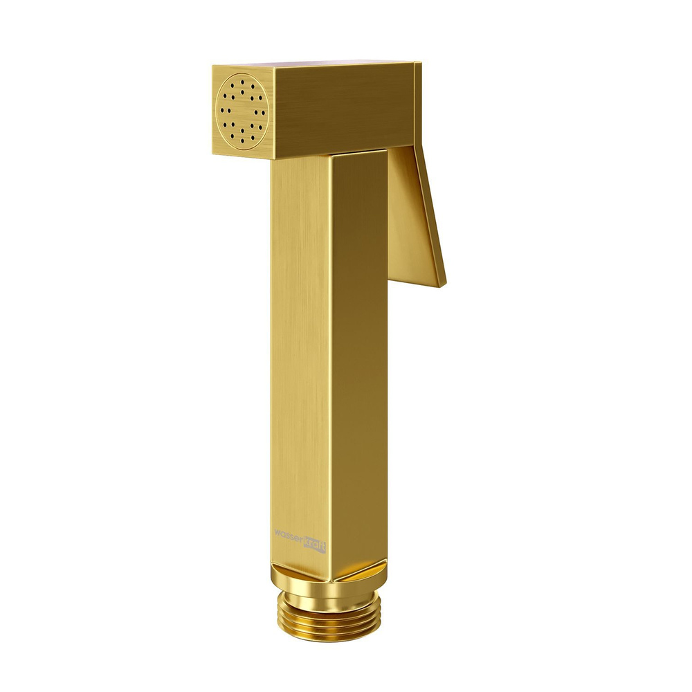 Гигиеническая лейка A213 с фиксатором, цвет- матовой золото WasserKRAFT  #1