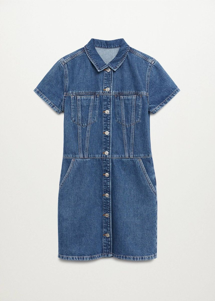 Mango denim shirt clearance dress