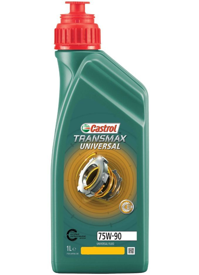 Трансмиссионное масло Castrol TRANSMAX UNIVERSAL 75W90 GL4/5 1л 15D724 ...