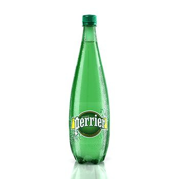 Вода минеральная газированная, Perrier, 1 л, пластиковая бутылка, Франция - 1 шт.  #1