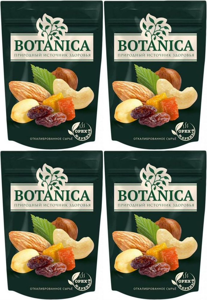 Фруктово-ореховая смесь Botanica с цукатами сладкая, комплект: 4 упаковки по 140 г  #1