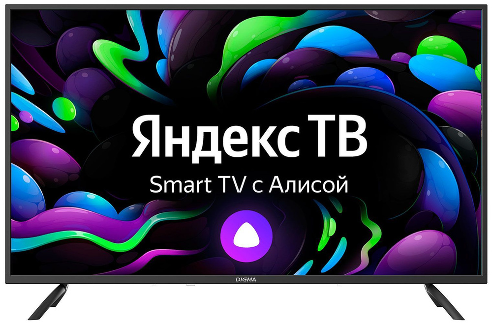 Digma Телевизор 43 DM-LED43UBB31 Smart Яндекс.ТВ черный 43" Ultra HD, черный  #1