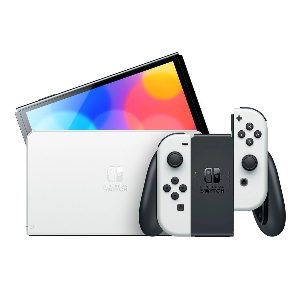 Игровая консоль Nintendo Switch OLED 64 ГБ, белый #1