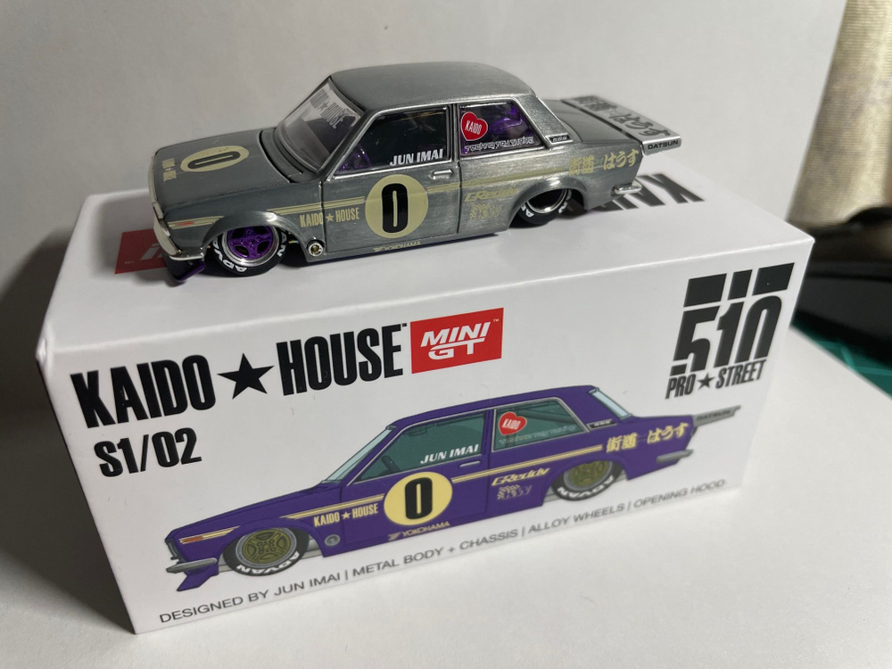 MINI GT 街道ハウス　DATSUN 510 PRO チェイス Модель коллекционная KaidoHouse x Mini GT Datsun 510 Pro Street