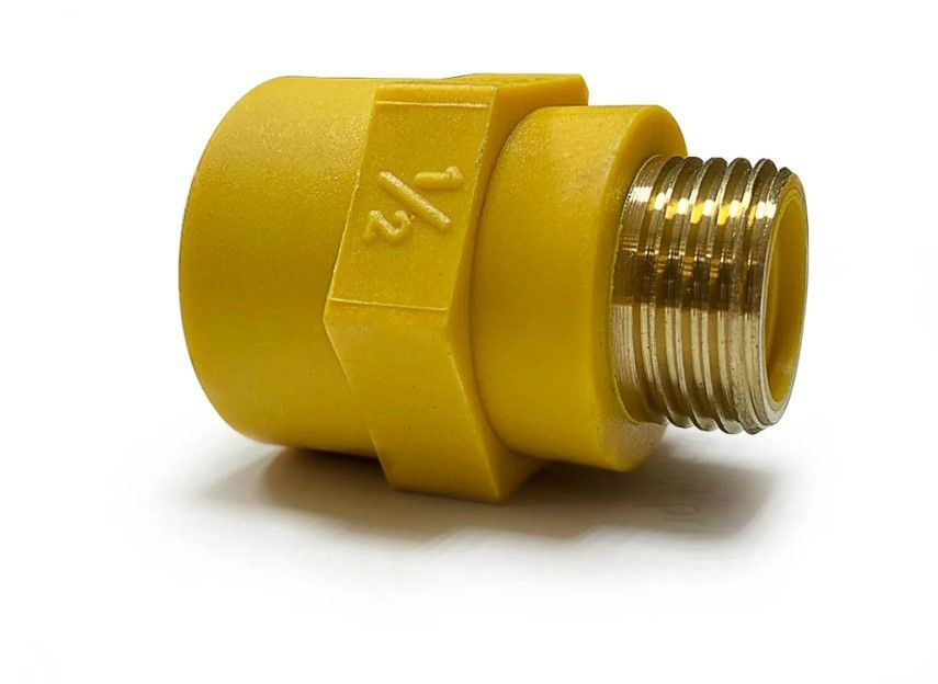 Вставка, Муфта диэлектрическая для газа 1/2 гайка-штуцер MK Plast ...