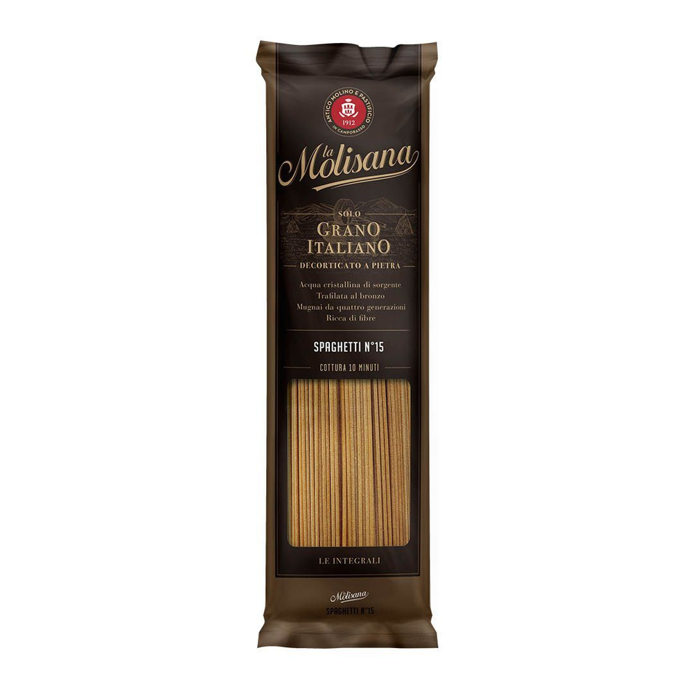 Макаронные изделия La Molisana Spaghetti Спагетти цельнозерновые из твердых сортов пшеницы № 15, 500г #1