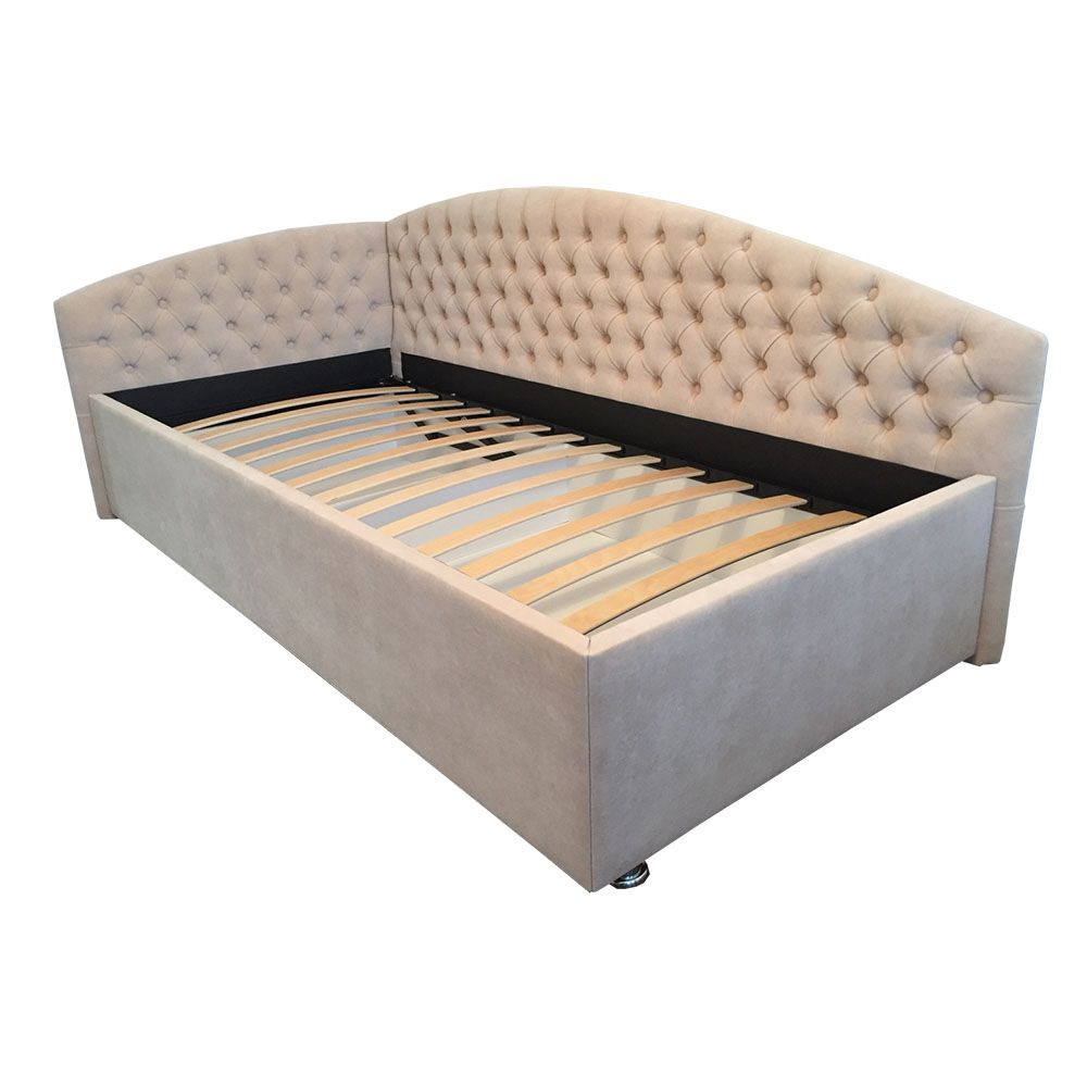 Двуспальная кровать Кровать Маркиза, ПОДЪЕМНЫЙ МЕХАНИЗМ с коробом для ...