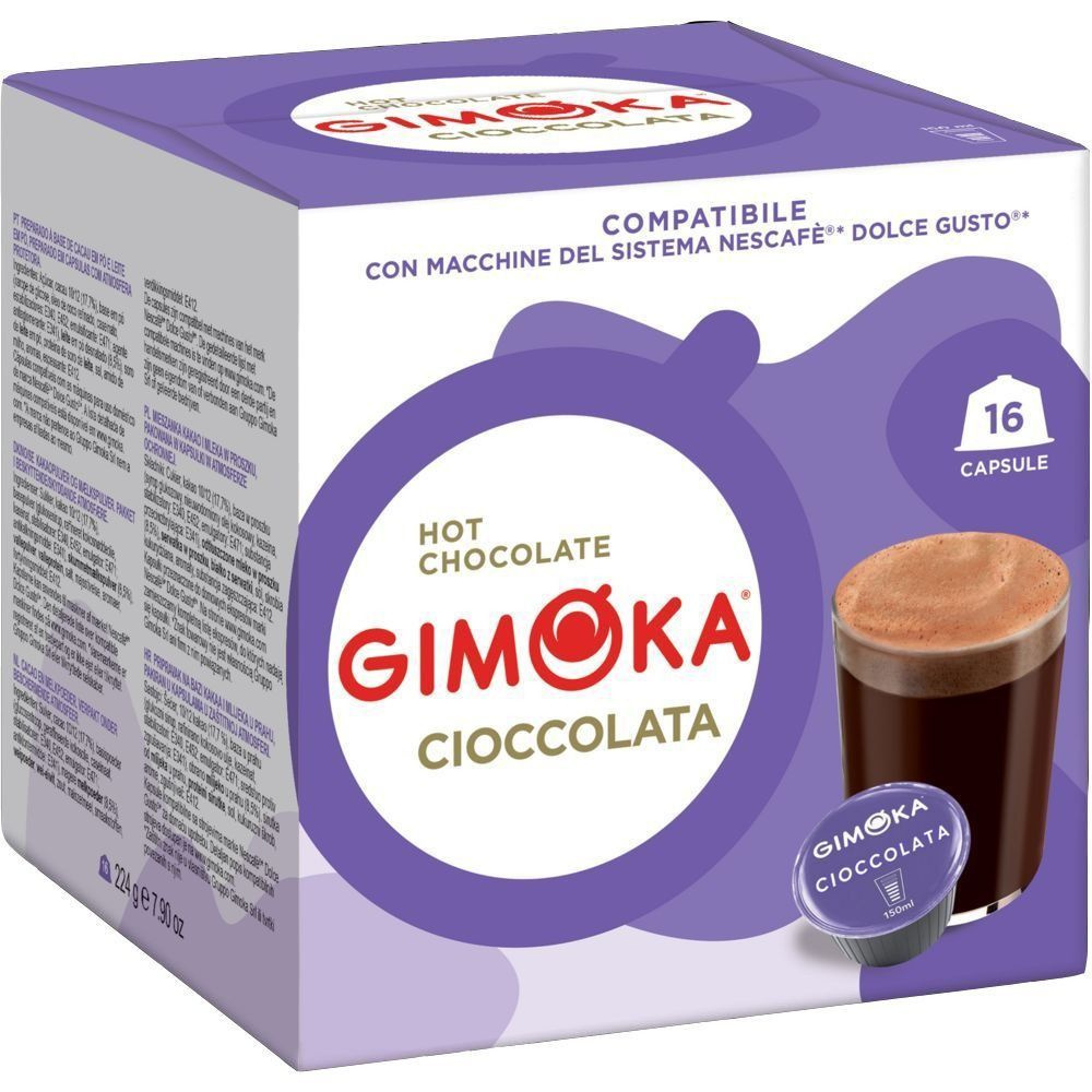 Горячий шоколад в капсулах Gimoka Dolce Gusto Cioccolata, 16шт #1