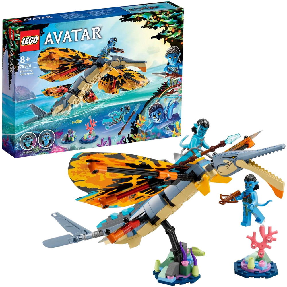 Конструктор LEGO Avatar 75576 Skimwing Adventure / игровой набор детский  лего аватар для мальчиков и девочек / 259 деталей, с фигурками