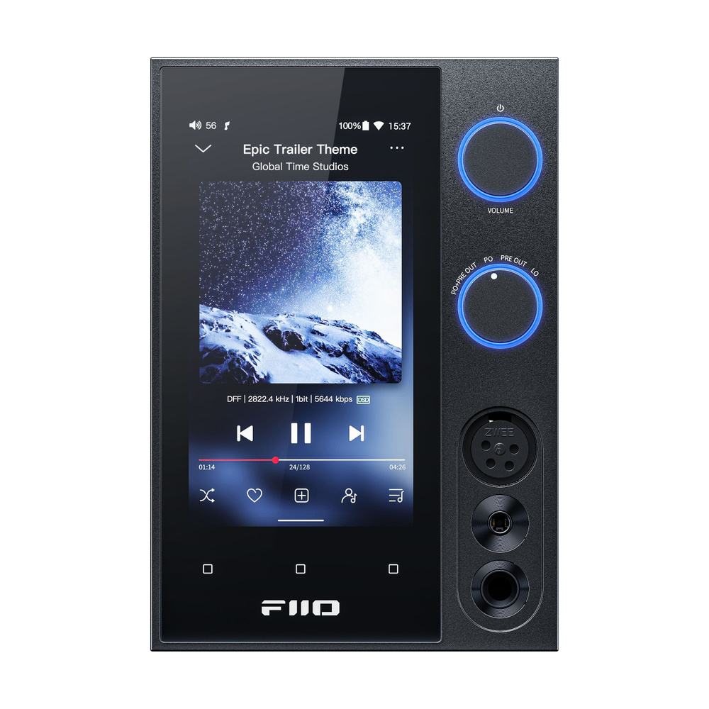 Аудиоплеер Hi-Fi FIIO R7 black, настольный, 