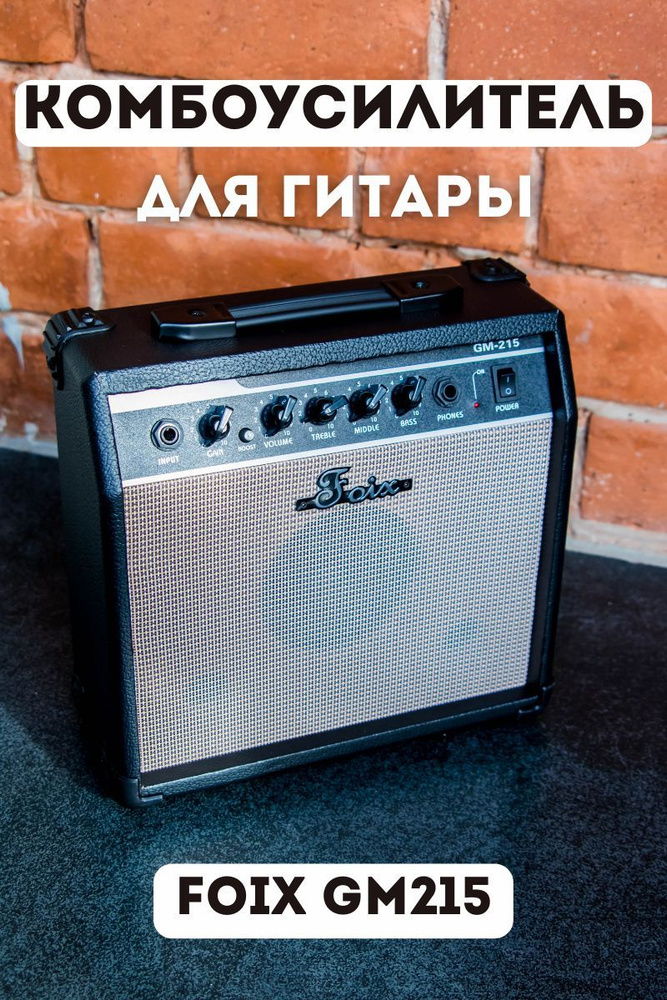 Гитарный комбоусилитель Foix, GM215-BLACK, 027 - купить в интернет ...
