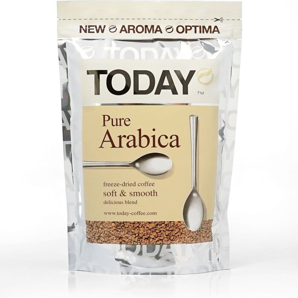 Кофе растворимый Today Pure Arabica, 3 упаковки по 75 грамм - купить с ...