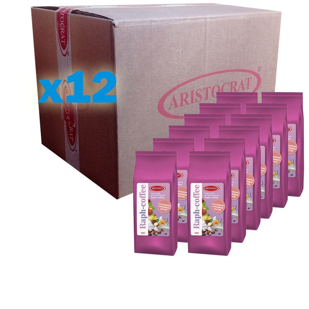 Смесь сухая для RAPF-COFFE РАФ со вкусом КЛУБНИКА БАНАН, коробка, 12 шт /  12 кг. - купить с доставкой по выгодным ценам в интернет-магазине OZON  (983264839)