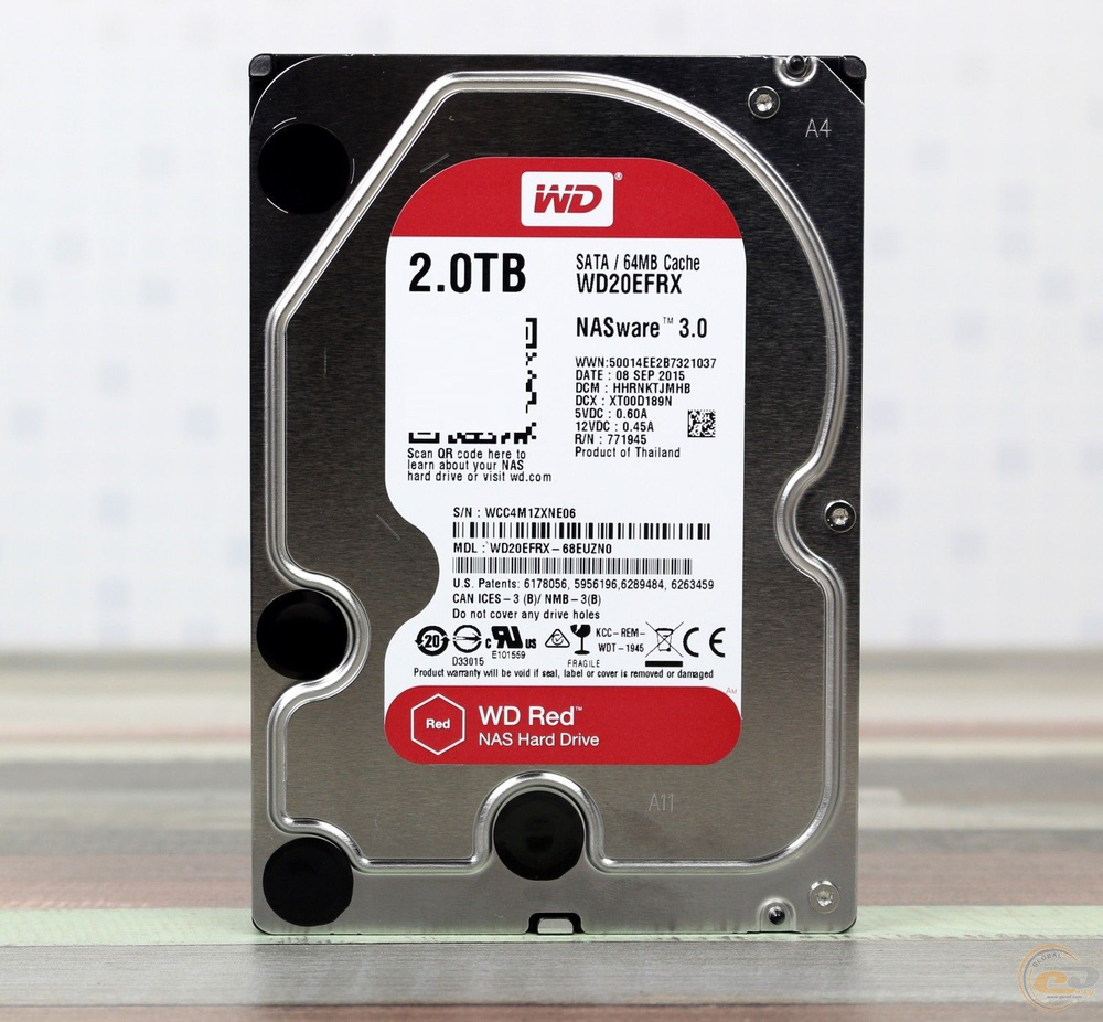 2 ТБ Внутренний жесткий диск Western Digital Red WD20EFRX 2TB (WD20EFRX) -  купить по выгодной цене в интернет-магазине OZON (991446663)