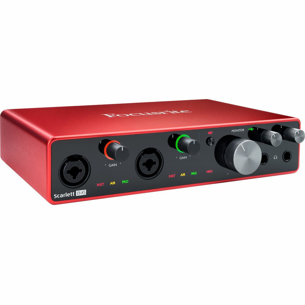 Звуковая карта Focusrite Scarlett 8i6 3rd Gen купить по выгодной цене в ...