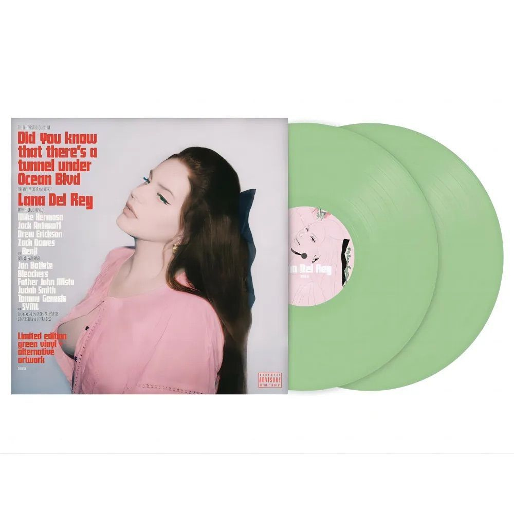 Lana Del Rey. Did You Know That Theres A Tunnel Under Ocean Blvd (2 LP)  Green Vinyl Limited - купить с доставкой по выгодным ценам в  интернет-магазине OZON (1013795962)