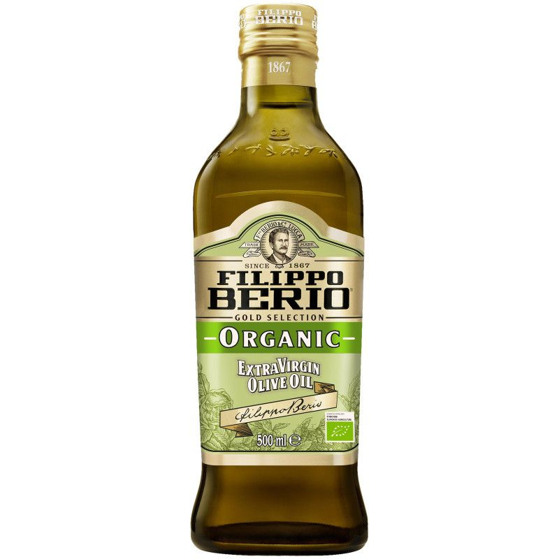 Масло оливковое Filippo Berio Extra Virgin Organic нерафинированное, 500мл  #1