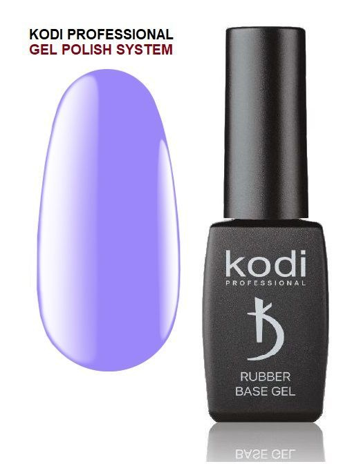 Kodi professional Color Rubber Base Gel Violet / Цветная база для гель-лака 8ml, коллекция "Jelly"  #1