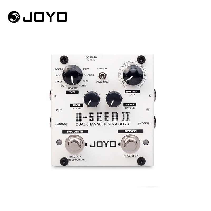 JOYO D-SEED-II Педаль гитарных эффектов Двухканальная цифровая функция записи Looper с задержкой  #1