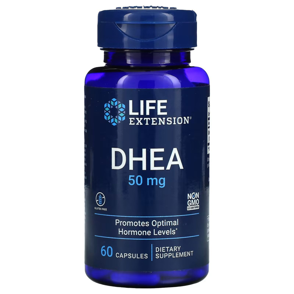 ДГЭА (дегидроэпиандростерон) Life Extension DHEA 50 мг 60 капсул #1