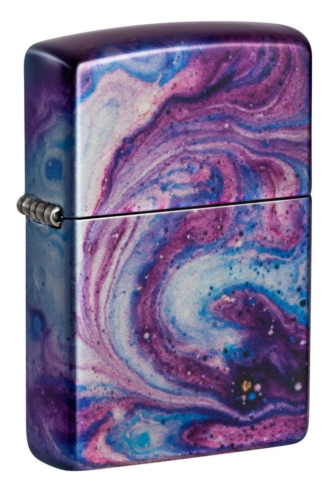 Зажигалка ZIPPO Universe Astro Покрытие 540 Tumbled Chrome Латунь Сталь Сиреневая Зиппо MADE IN USA 48547 #1