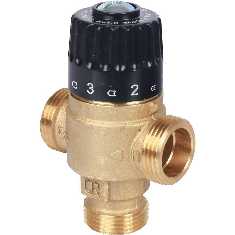 Термостатический смесительный клапан STOUT SVM-0125-186520 для систем отопления и ГВС 3/4" НР 30-65С #1