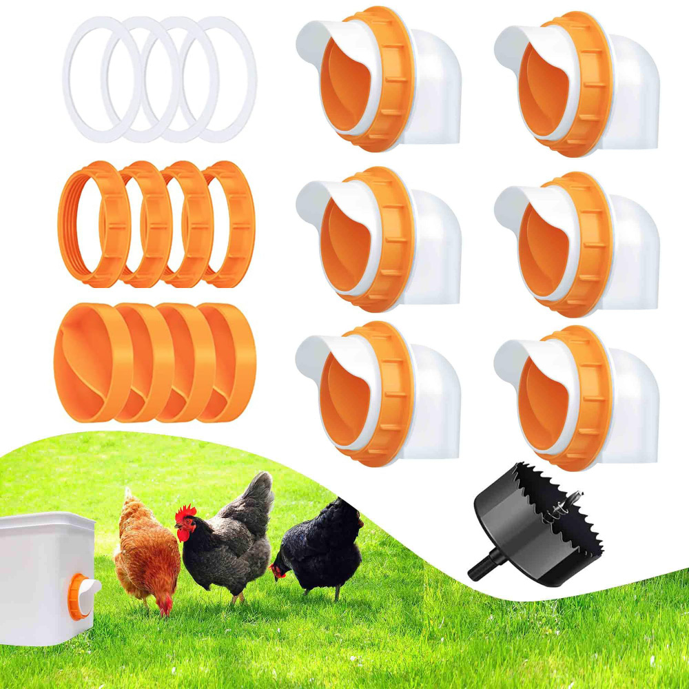 Кормушка для кур Безотходная, защищенная от дождя и грызунов ...