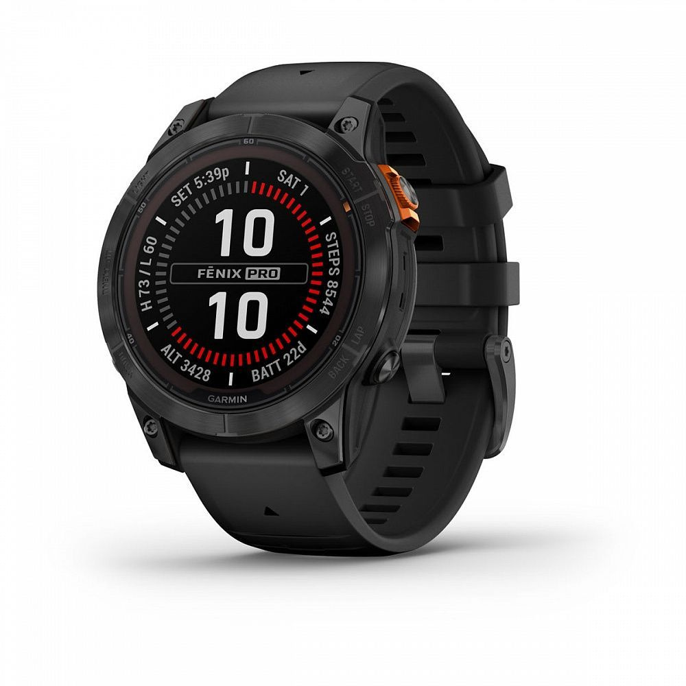 Garmin Умные часы Fenix 7 Pro Solar, 47mm, Черный #1