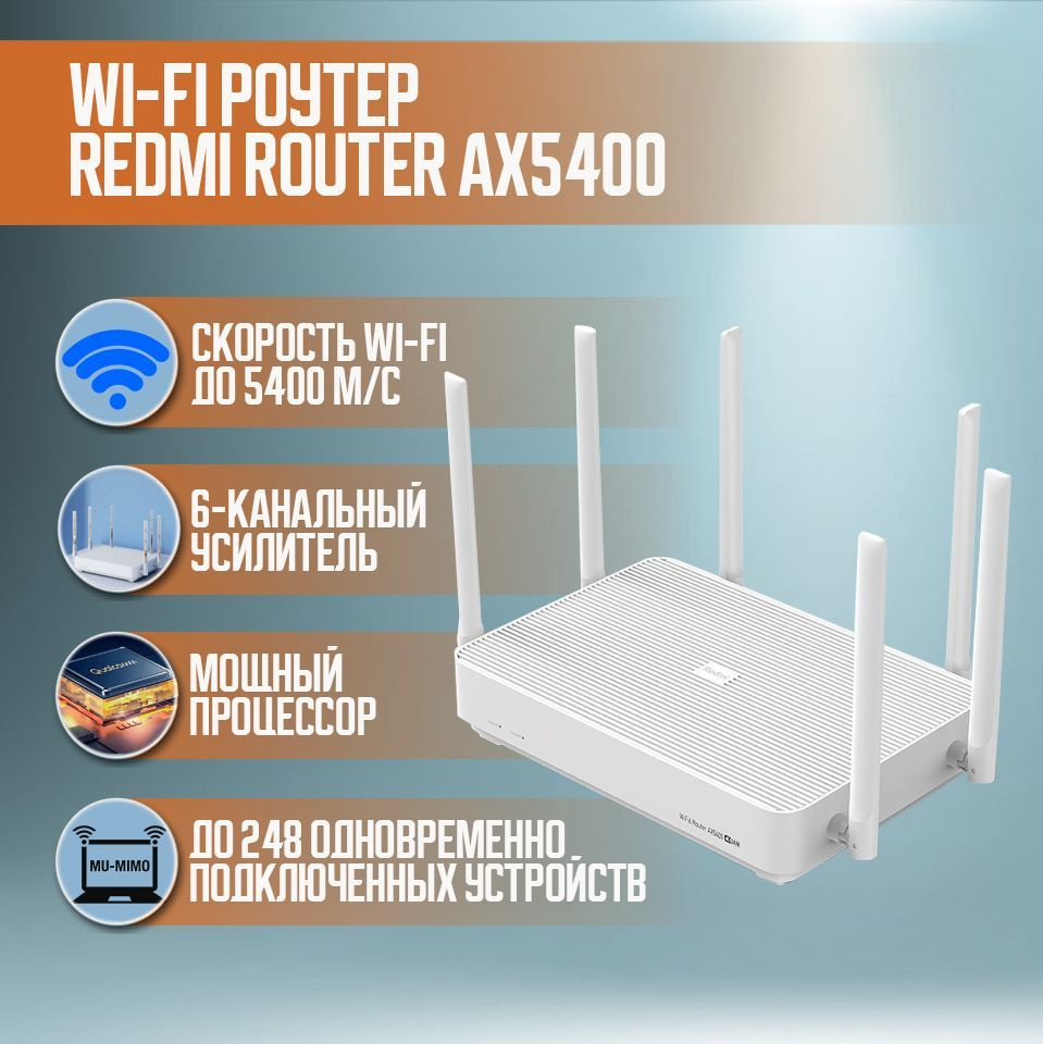 Xiaomi Redmi Gaming Router Ax5400 Купить