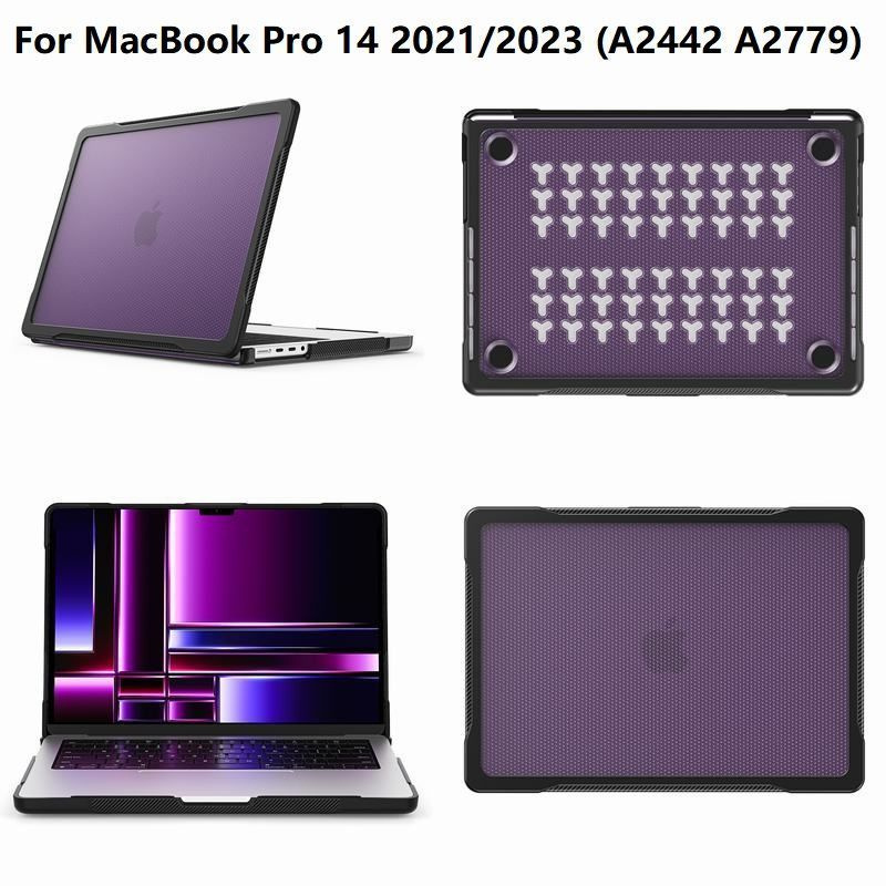 Чехол MyPads для MacBook Pro 14.2" 2021 M1 Pro / M1 Max, 2023 M2 (A2442 A2779), Противоударный корпус #1