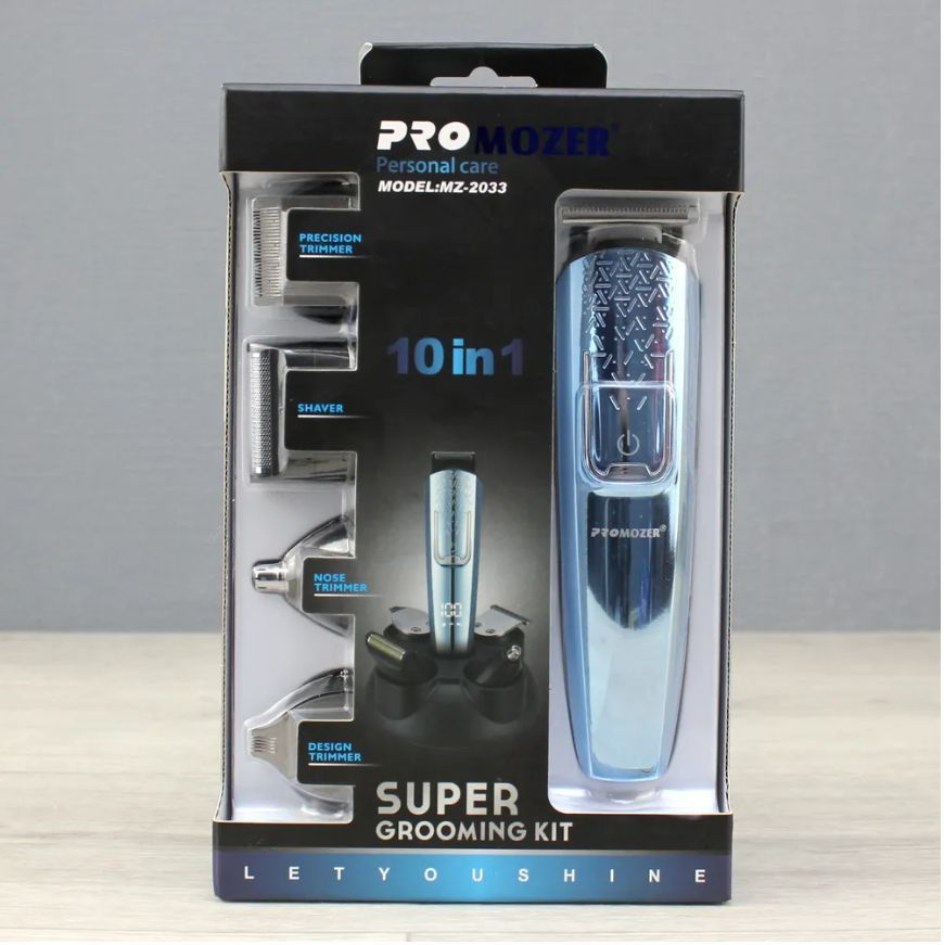 Машинка для стрижки ProMozer 1928, синий - купить по выгодным ценам в ...