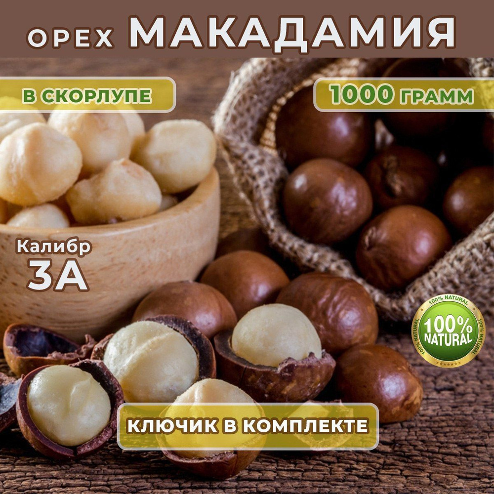 Орехи макадамия 1 кг. Размер 3А - купить с доставкой по выгодным ценам ...