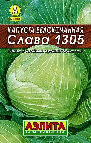 Семена Капуста б/к Слава 1305 (0,5г) - Аэлита #1