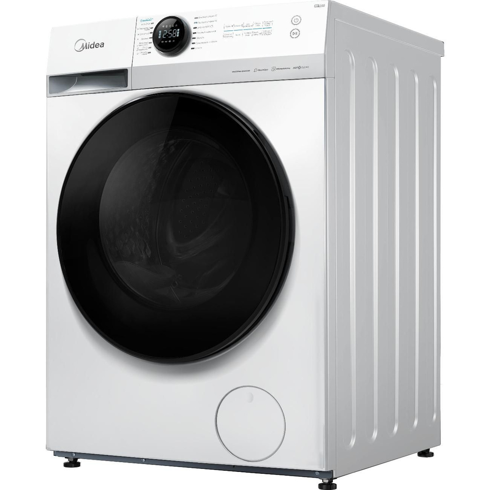 Стиральная машина Midea MF200W80WBS/W-RU, белый, черный - купить по  выгодной цене в интернет-магазине OZON (1134366211)