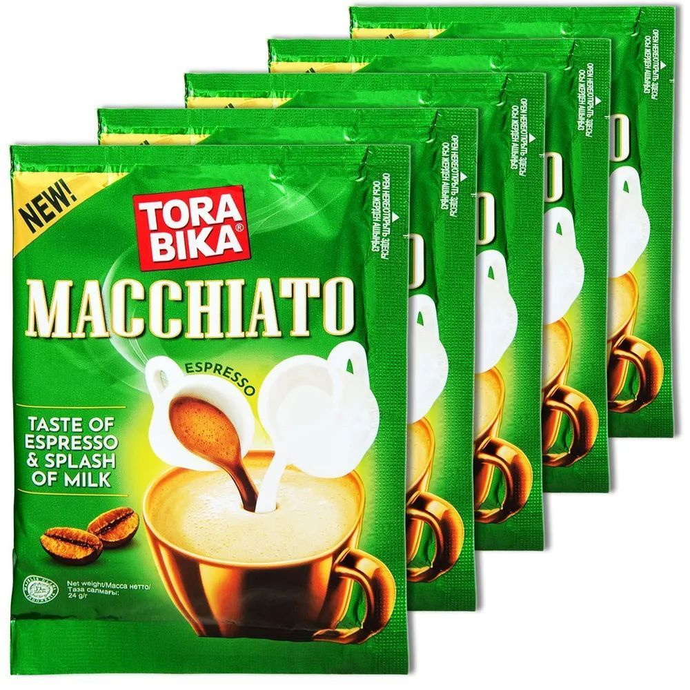 Кофе растворимый Torabika Macchiato в пакетиках 24 г 5 шт #1