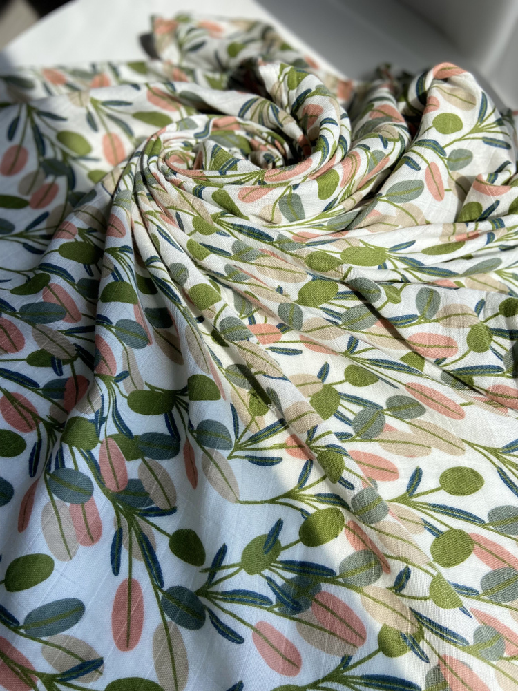 Kangobaby Пеленка текстильная 110 х 120 см, Муслин, 1 шт #1