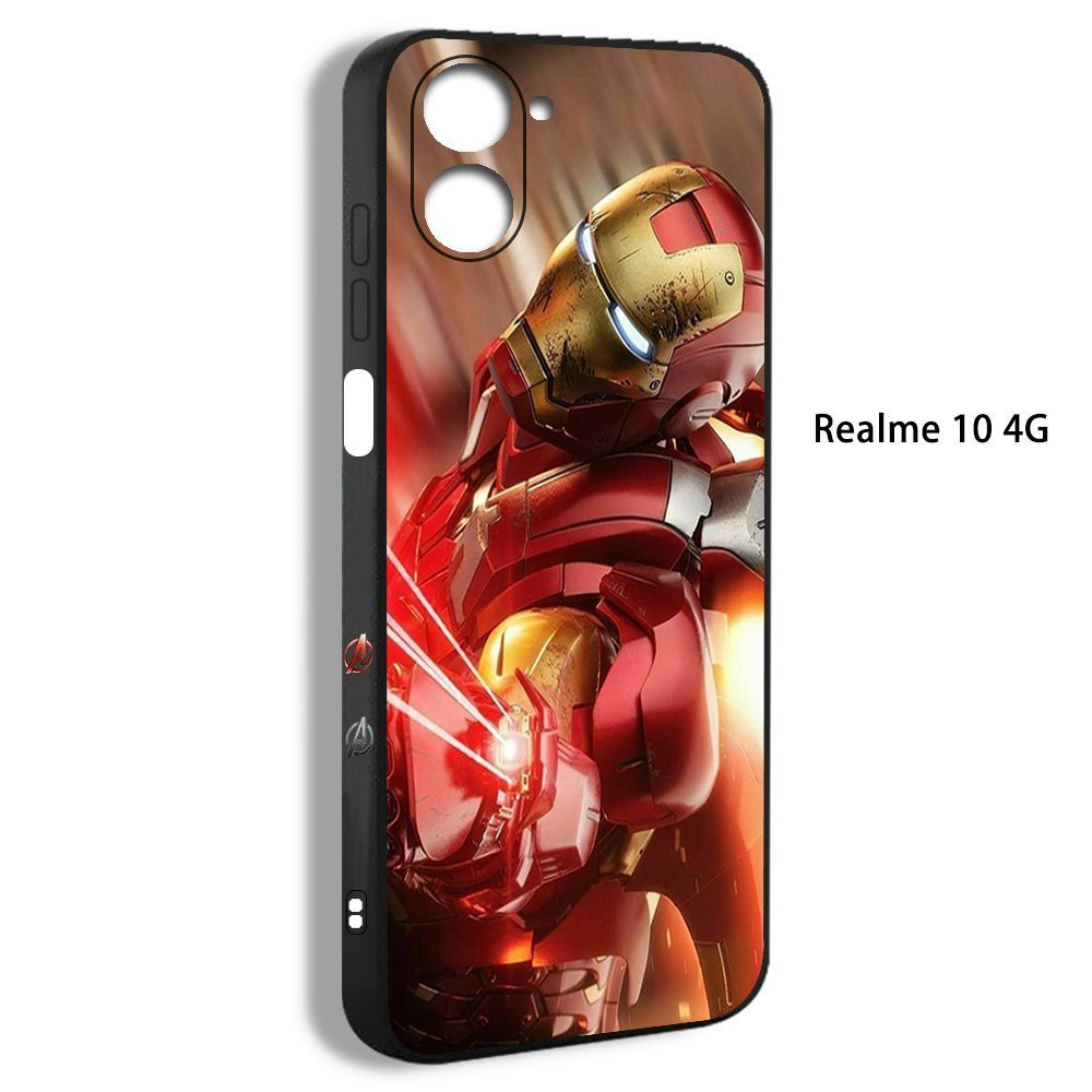 чехол для смартфона Подходит для Realme 10 4G Marvel Мстители Фильмы  Железный человек EDV35 - купить с доставкой по выгодным ценам в  интернет-магазине OZON (1155273934)