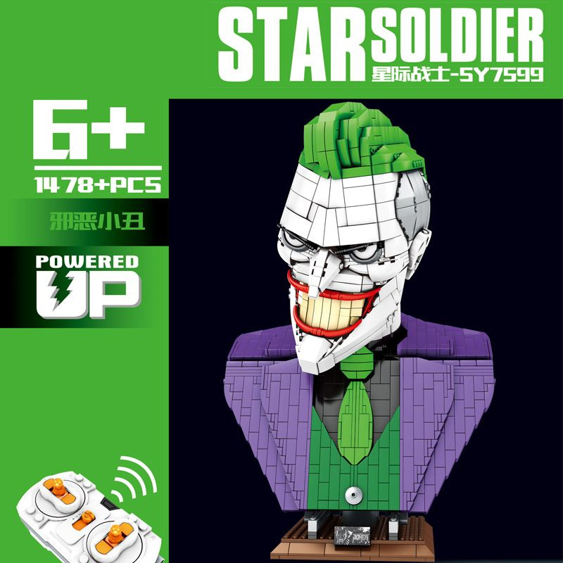 Конструктор Super Hero Супергерои Star Soldier Бюст Джокера - купить с ...