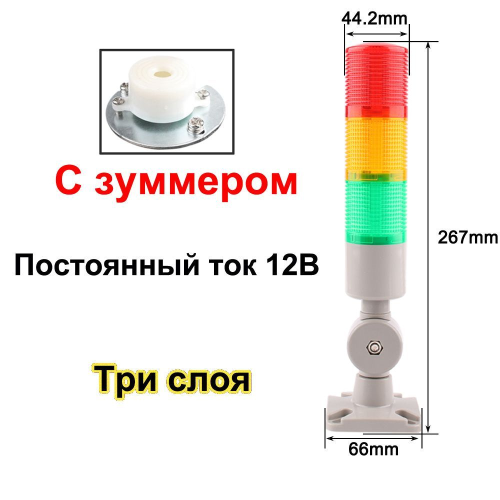 Электроустановочное оборудование защитная пластина промышленная многослойная светодиодная сигнализация #1