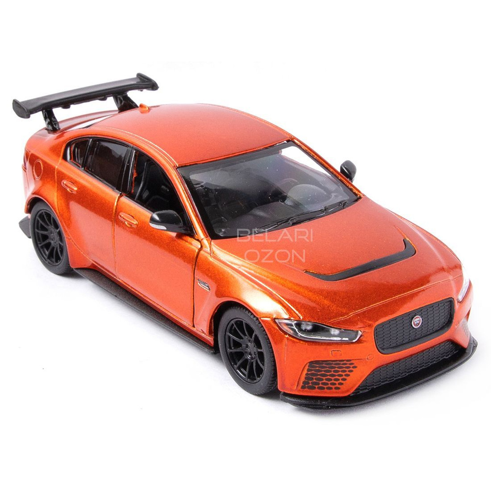 Машинка металлическая Kinsmart 1:38 Jaguar XE SV Project 8 (Ягуар Проект 8)  KT5416D инерционная, двери открываются / Оранжевый - купить с доставкой по  выгодным ценам в интернет-магазине OZON (696923672)