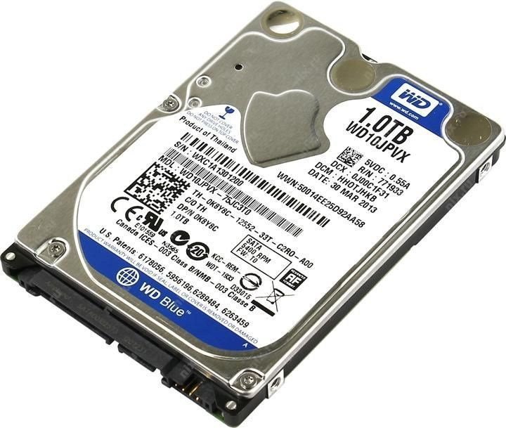 Western Digital 1 ТБ Внутренний жесткий диск WD10JPVX (WD10JPVX)  #1