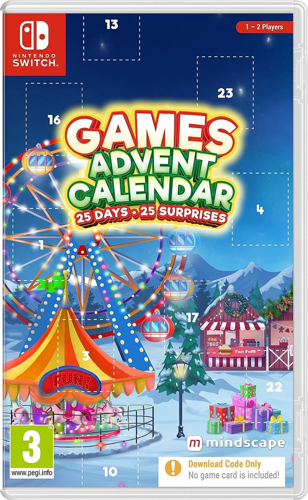 Адвенткалендарь Nintendo Games Advent Calendar Switch купить с