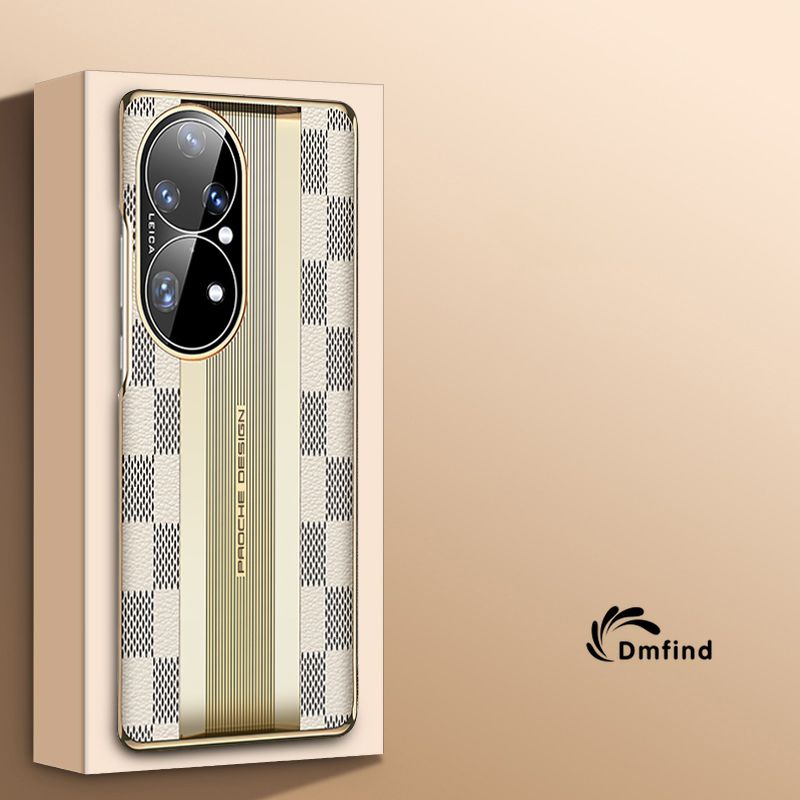 Роскошная кожа чехол для Huawei P50 Pro (Хуавей П50 Про), Классический ...