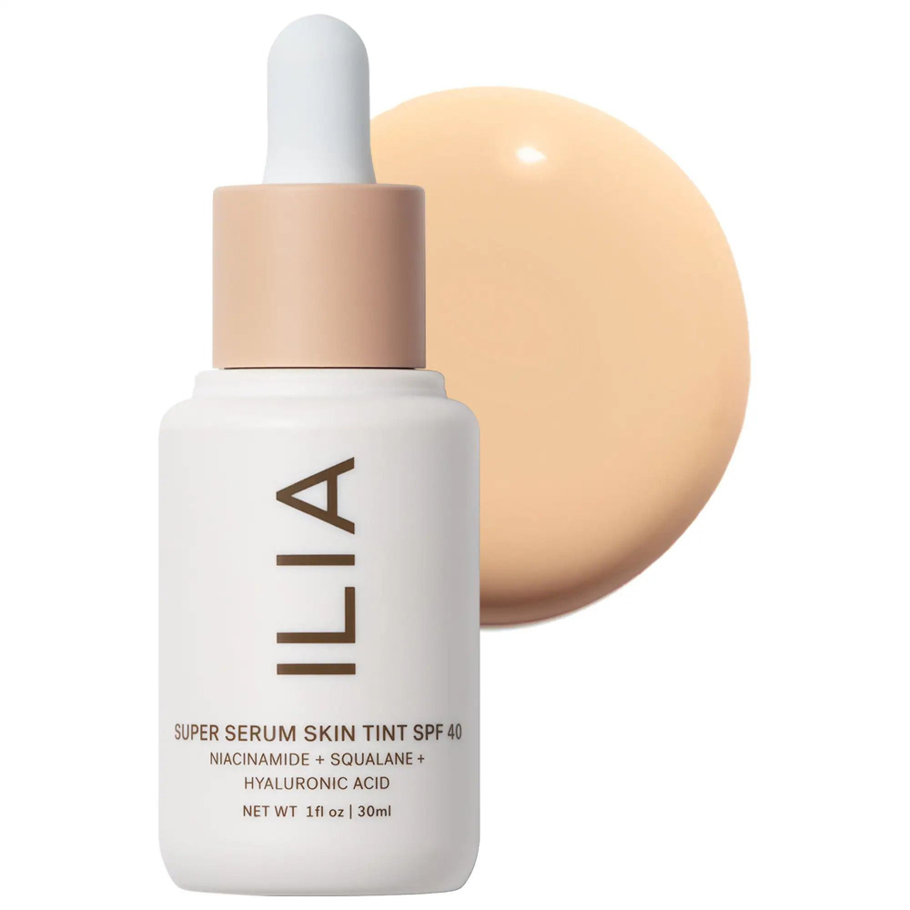 ILIA Super Serum Skin Tint SPF 40 Foundation основа под макияж - купить с  доставкой по выгодным ценам в интернет-магазине OZON (1193340854)