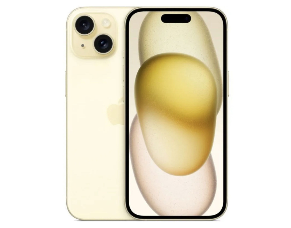 Apple Смартфон iPhone 15 Plus 6/512 ГБ, желтый #1