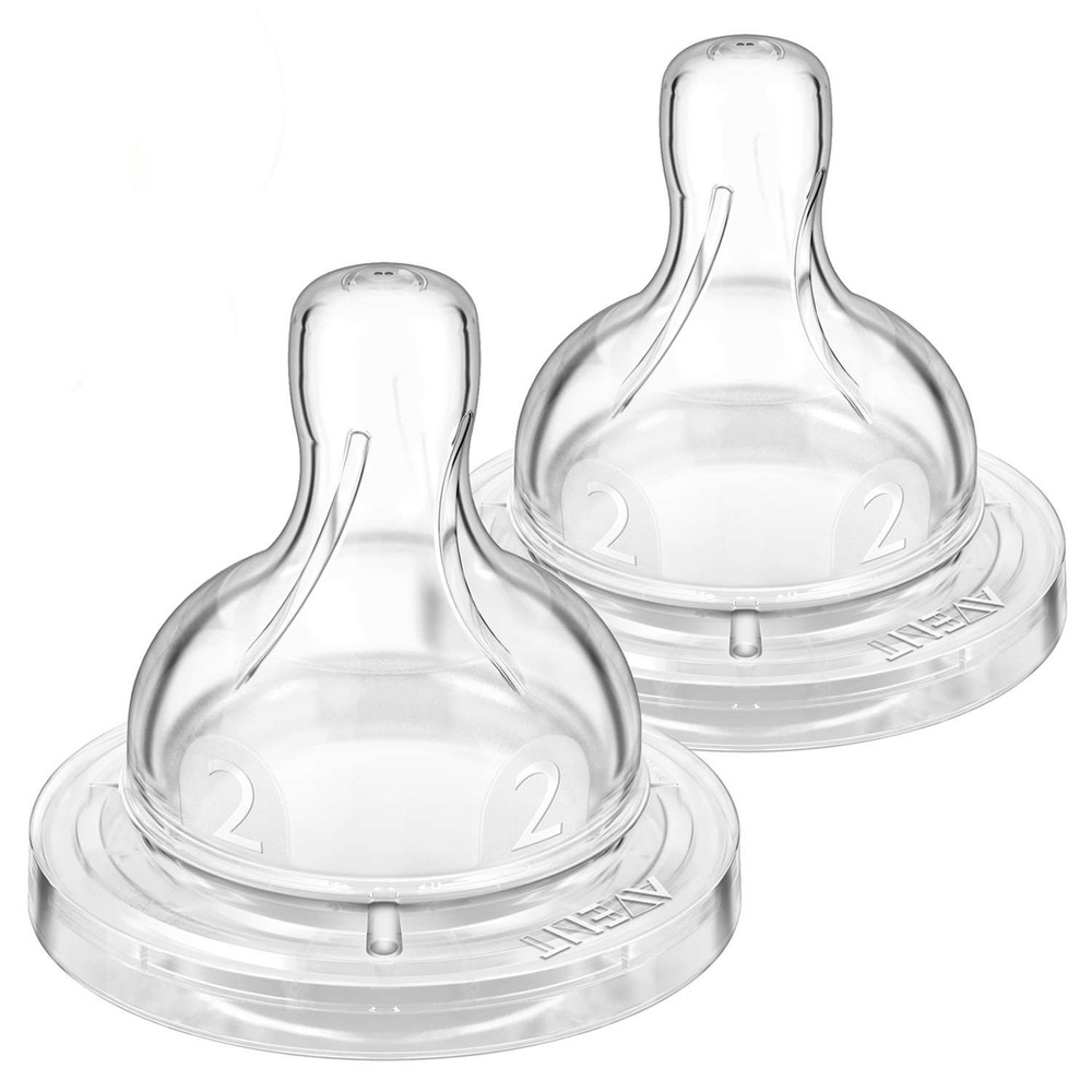 Соска Philips Avent Anti-colic медленный поток с 1месяца 2шт SCF632/27 #1