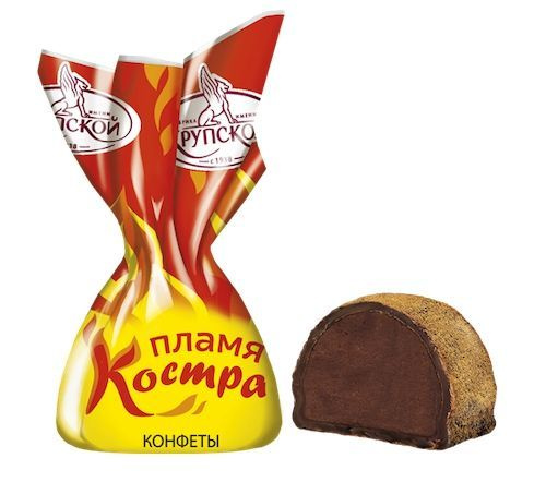 Конфеты шоколадные Пламя костра 1кг КФ Славянка #1